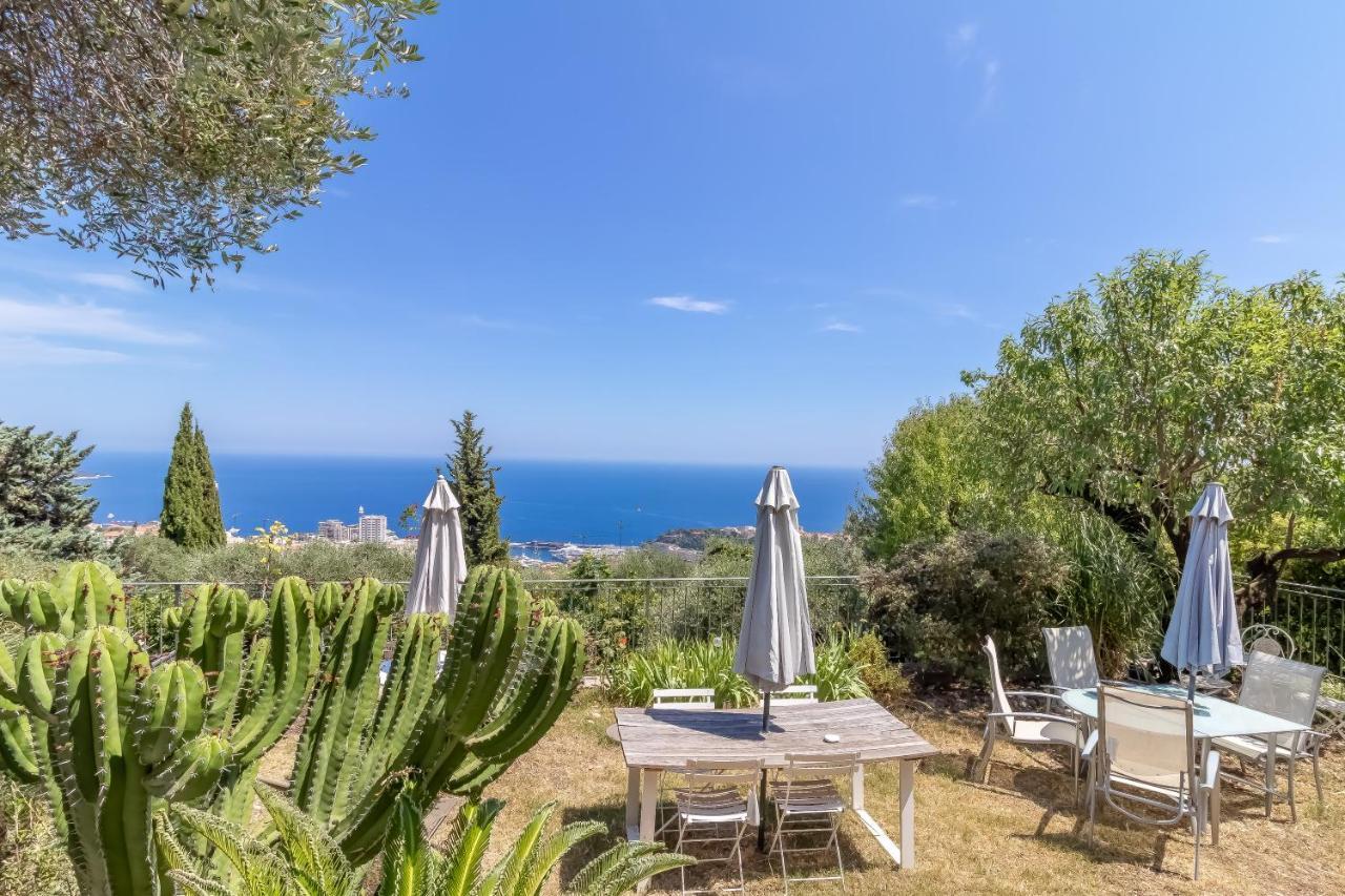 Le Mas D'Angeline, Vue Mer, Jardin Commun, Parking, Voiture Requise, 10 Min En Voiture De Monaco, Route Etroite, Pente Raide, Croisement Limite, Sea View, Shared Garden, Parking, Car Required, 10 Min Drive From Monaco, Narrow Steep Road, Limited Pass Босолей Экстерьер фото