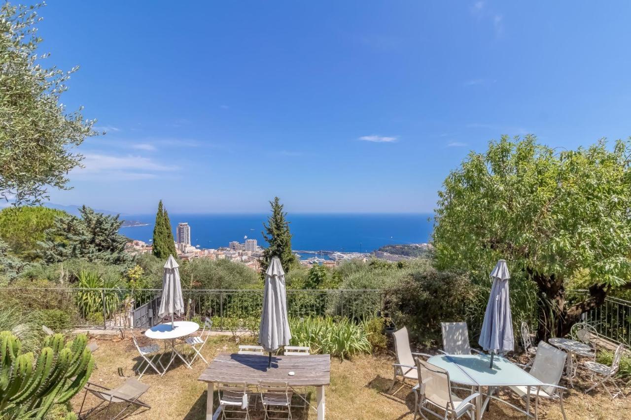 Le Mas D'Angeline, Vue Mer, Jardin Commun, Parking, Voiture Requise, 10 Min En Voiture De Monaco, Route Etroite, Pente Raide, Croisement Limite, Sea View, Shared Garden, Parking, Car Required, 10 Min Drive From Monaco, Narrow Steep Road, Limited Pass Босолей Экстерьер фото