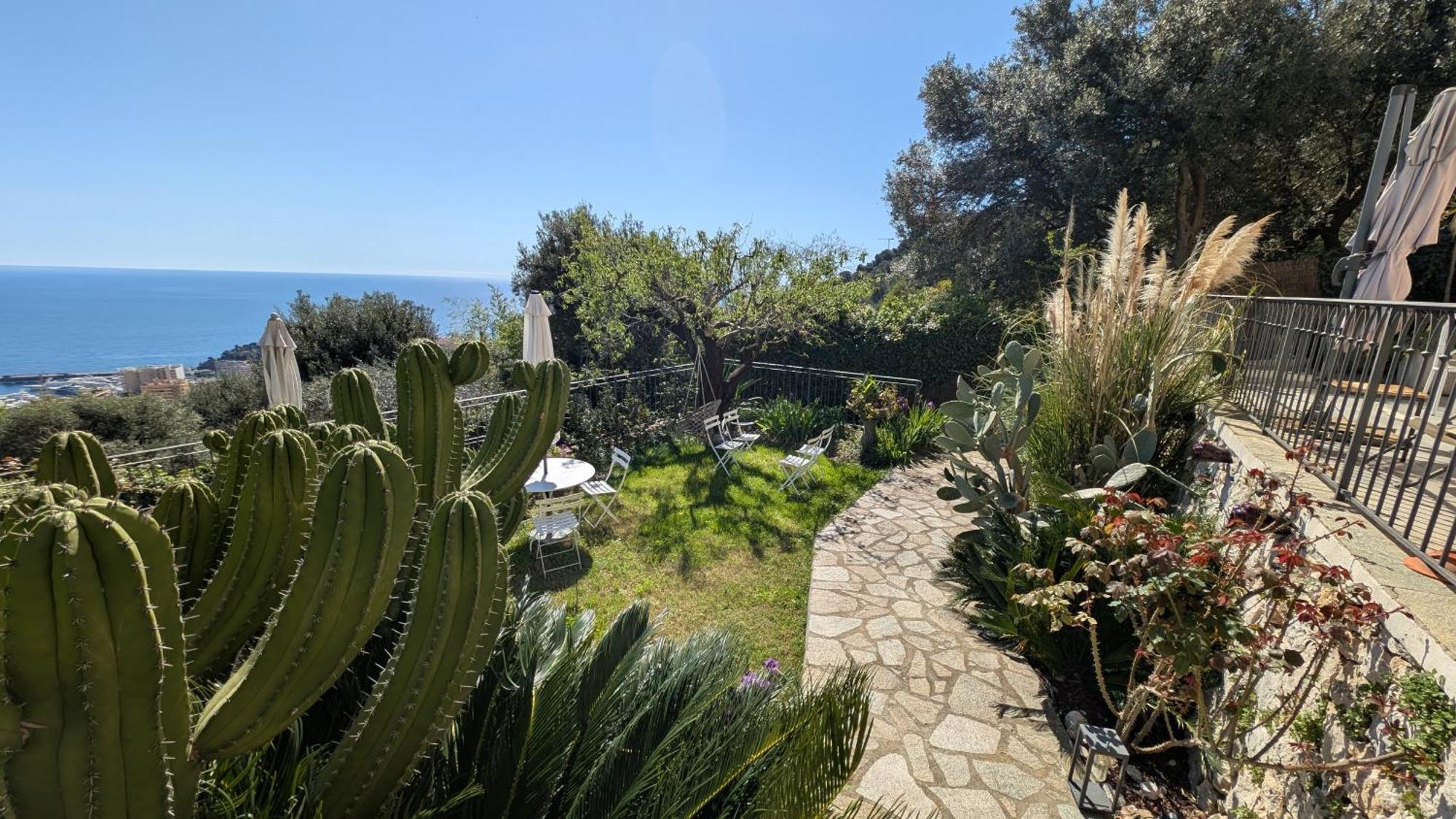 Le Mas D'Angeline, Vue Mer, Jardin Commun, Parking, Voiture Requise, 10 Min En Voiture De Monaco, Route Etroite, Pente Raide, Croisement Limite, Sea View, Shared Garden, Parking, Car Required, 10 Min Drive From Monaco, Narrow Steep Road, Limited Pass Босолей Экстерьер фото